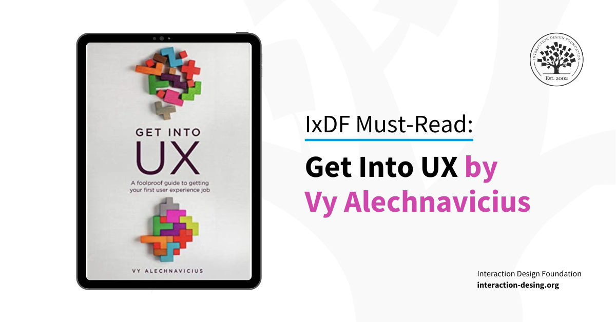 Book cover for Get Into UX by Vytautas Alechnavicius
